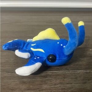 Adopt Me Space Whale Plush Roblox Uplift Games Blue Yellow Ultra Rare Pet Toy